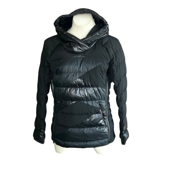 Lululemon Black Down Right Cozy Pullover Jacket Size 8 - Picture 2 of 12